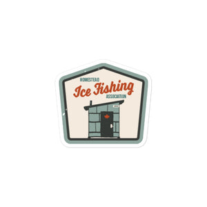 Ice Fishing Sticker