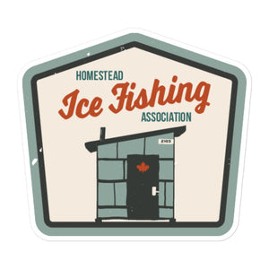 Ice Fishing Sticker