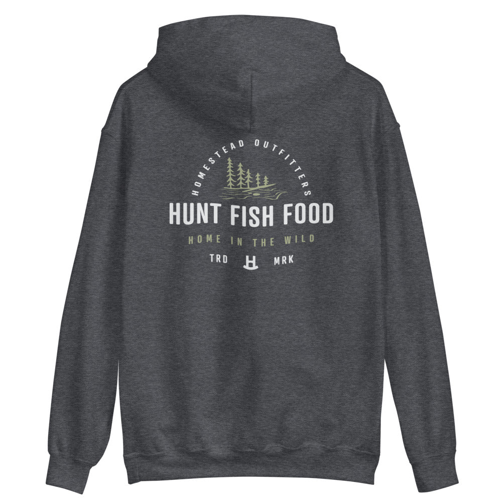 Hunt Fish Food Hoodie