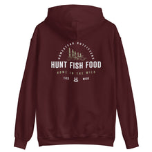 Load image into Gallery viewer, Hunt Fish Food Hoodie
