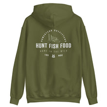 Load image into Gallery viewer, Hunt Fish Food Hoodie
