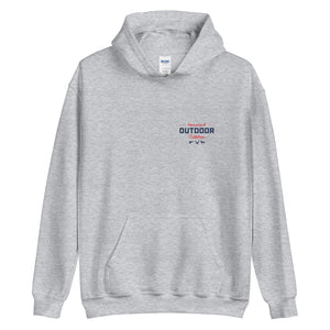 Outdoor Hoodie - Red/Blue