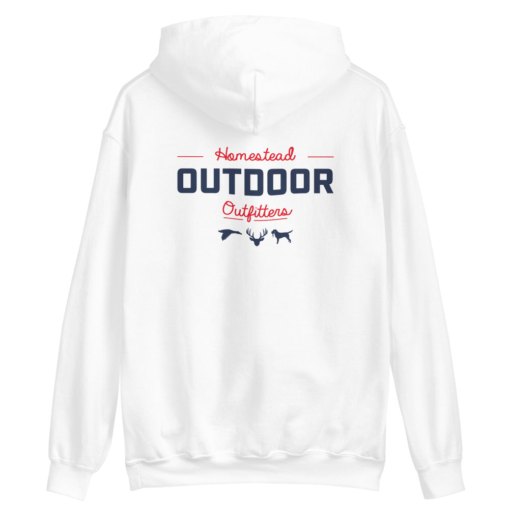 Outdoor Hoodie - Red/Blue